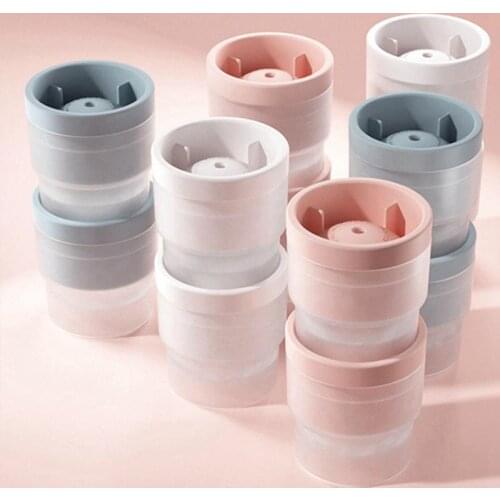 Justdolife Ice Ball Mold Plastic Ice Ball Maker Whiskey Cocktail DIY Round Ice Ball Ice Grid Party For Bar Kitchen Tool