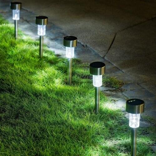 Solar Lawn Garden Light Outdoor Solar Power Lantern Waterpoof Landscape Decoration Lighting for Pathway Yard Sunpowered Lamp