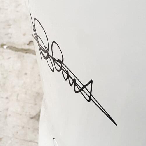 Car Styling Vinyl Stickers Rossi Signature Motorcycle Oil Tank Auto Window Body Decals