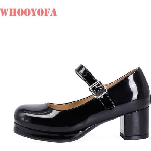 WHOOYOFA Shoes With Medium Heels