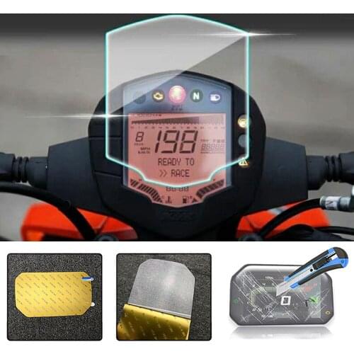 Motorcycle Cluster Scratch Protection Film Instrument Speedometer Screen Sticker for KTM RC150 200 390 DUKE200 DUKE390 2015-2018