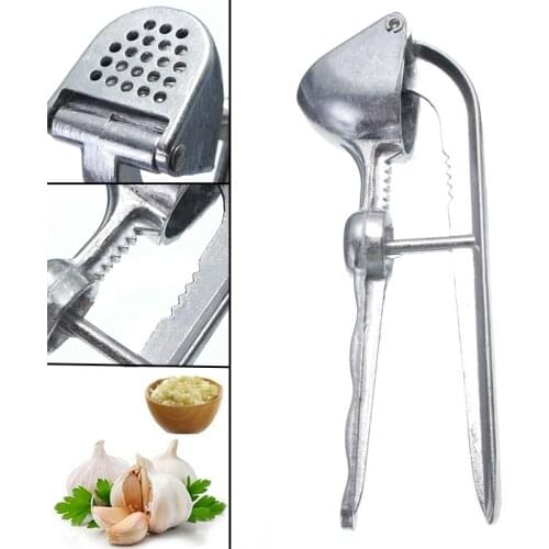 1pc x Aluminum Alloy Garlic Press Crusher Squeezer Masher Mincer Home Kitchen Tool