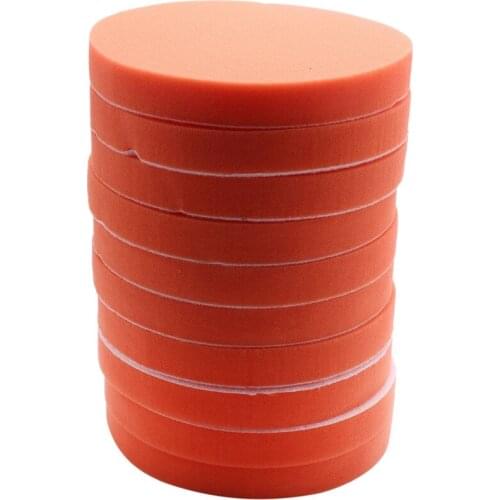 10Pc 180Mm 7 inch Flat Sponge Gross Polishing Buffing Pad Kit for Car Polisher Clean Waxing Auto Paint Maintenance Care Retail