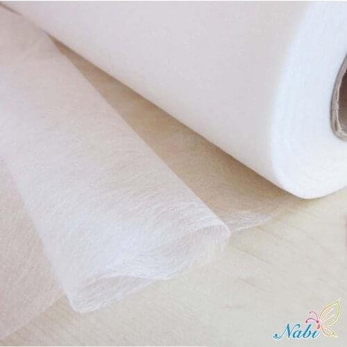 #112cm Easy Iron On Sewing Fabric Join Patchwork Interlining Double Faced Adhesive Batting 1/3/5/10meters/lot