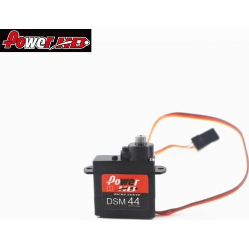 4PCS orginal Power HD DSM44 4.4G Micro Digital Servo 1.6kg/5.8g 20T Steering Gear for RC Airplane RC Model