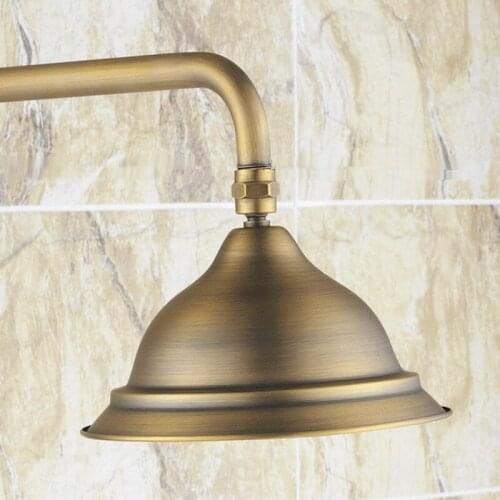 8" ( inch ) Antique Brass Round Shape Bath Rainfall Shower head / Bathroom Accessory (Standard 1/2") ash047