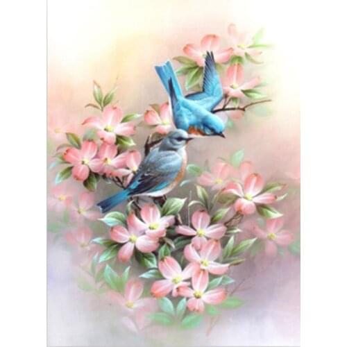 Old Street Home LaoJieYuan painting diamond painting 3d "birds and flowers" diamond embroidery