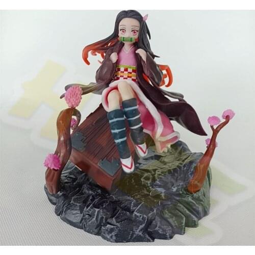 Anime Demon Slayer Kamado Nezuko PVC Figure Statue Model Toy 18cm New