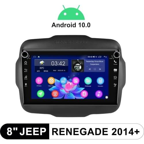 8" Radio Tape Recorder Audio For Cars Autoradio Android Central Multimedia 1 din Car Intelligent System For Jeep Renegade 2014