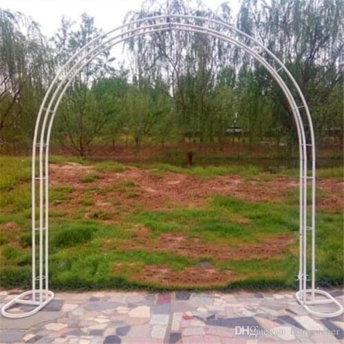 Free shipment Round Arch White Metal Arch Centerpiece for Wedding Decorations Party Event Decoration-2.3m Tall*2.3m Wide