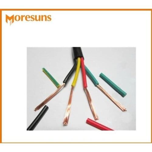 Fast Free ship 30m RVV4*0.3mm Pure copper multistrand electric wire soft wire and cable sheath signal line 4 core power cord