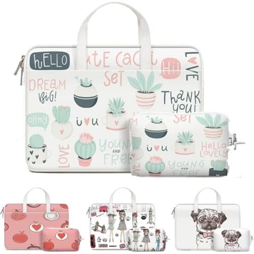 Laptop Sleeve Case Protective Bag Ultrabook Notebook Carrying Case Handbag for 11 13 14 15 15.6 Macbook Air Pro Acer Lenovo Dell