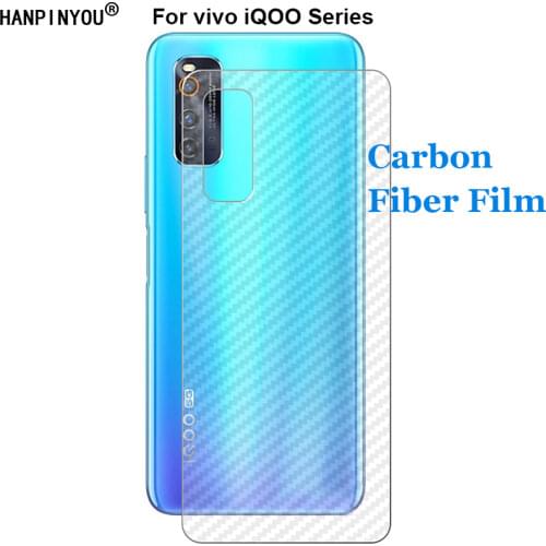 For vivo iQOO Neo3 Neo 3 5 7 Lite Z1 Z1X 3D Anti-fingerprint Soft Carbon Fiber Back Film Rear Screen Protector (Not Glass)