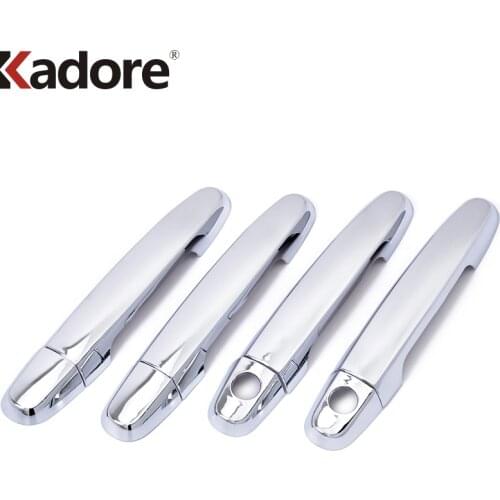For Toyota Vios Yaris 2008 2009 2010 2011 2012 Chrome Door Handle Cover Car Styling Auto Accessories Trim