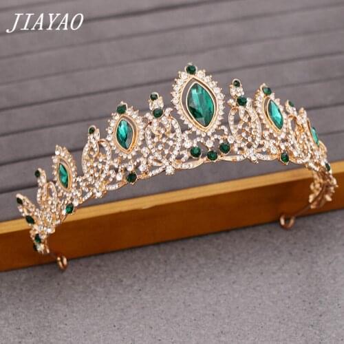 Crystal Tiaras Rhinestone Queen Crowns Wedding Head Jewelry Hair Accessories Rhinestone Bridal Tiara Crown Women Accesories