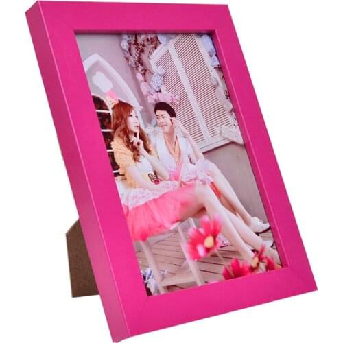 Creative Solid Wooden Frame Desktop and Hanging Wood Picture Frame WP009