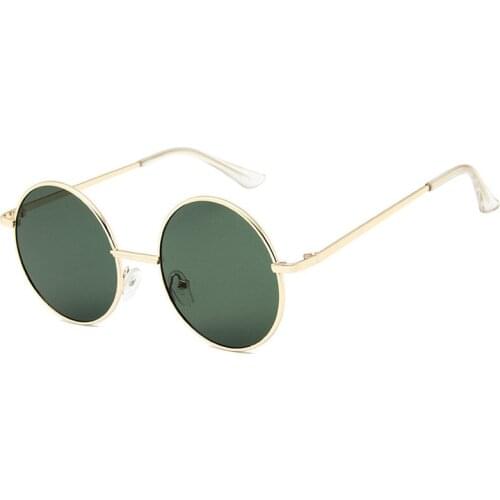 Round Sunglasses Women Driving Sun Glasses Men Shades Ladies Retro Steampunk Fashion Eyeglasses UV400 Eyewear