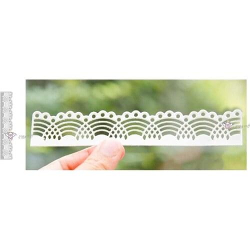 Mmao Crafts Metal Steel Cutting Dies New Lace edge frame Stencil For DIY Scrapbooking Paper/photo Cards Embossing Dies