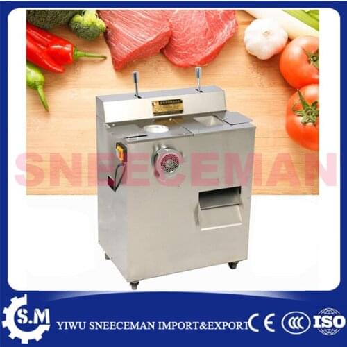 Stainless Steel multifunctional meat grinder commercial electric cutter cutting meat machine sliced meat shredded sausage maker