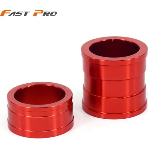 Motorcycle CNC Front Wheel Hub Spacers For HONDA CR125R CR250R 04-07 CRF250R CRF450R 04-20 CRF250RX CRF450X CRF450RX CRF450L