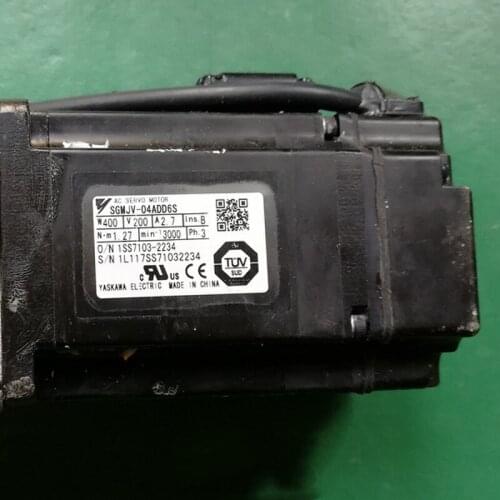Used Tested Working AC SERVO MOTOR SGMJV-04ADD6S