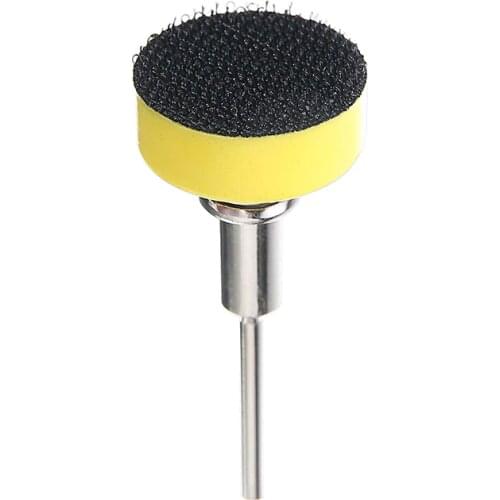 100pcs/set 25mm 80 80 600 1000 2000 3000 Grit Sanding Disc Round Abrasive Dry Sandpaper + Back-up Pad For Polishing Tools