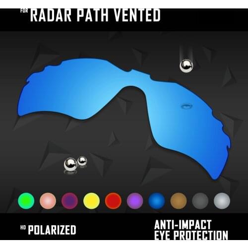 OOWLIT Lenses Replacements For Oakley Radar Path Vented Sunglasses Polarized - Multi Colors