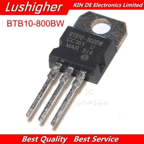 10pcs BTB10-800BW TO220 BTB10800BW TO-220 New Original