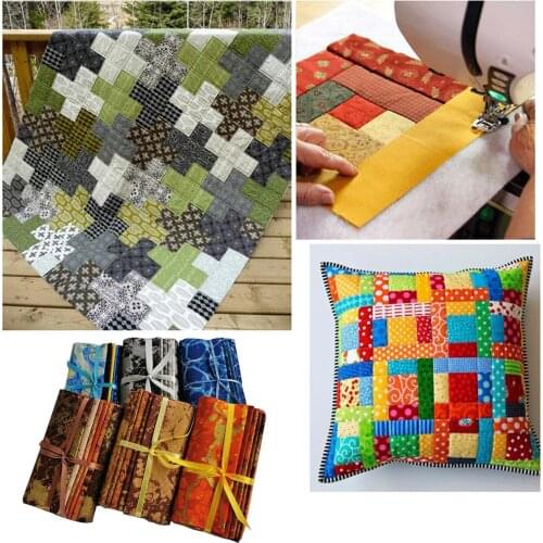 High Quality 5PCS 45x50CM Cotton Patchwork Soft Sewing Fabric For Crafts DIY Doll Clothes Pencil Bags Handmade Sachets Etc