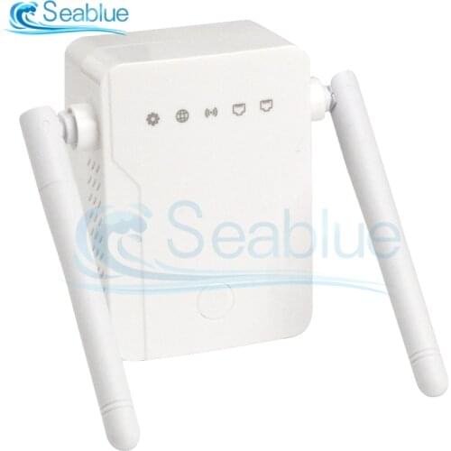 AC 110V-220V 2.4G WiFi Repeater Wireless Wifi Extender 300Mbps Wi-Fi Amplifier 802.11N Long Range Signal Booster Dual Antenna