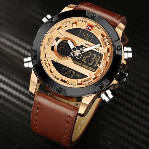 Watches Men NAVIFORCE Brand New Man Sport Watch Mens Quartz Clock Male Casual Military Waterproof Wristwatch Relogio Masculino