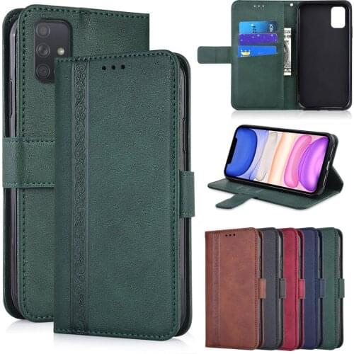 Back Cover Wallet Case for Samsung Galaxy A51 A71 A11 A21 A31 A41 A01 Core A10 E A30 A50 S M01 M11 M21 M31 S8 S9 S10 + Coque