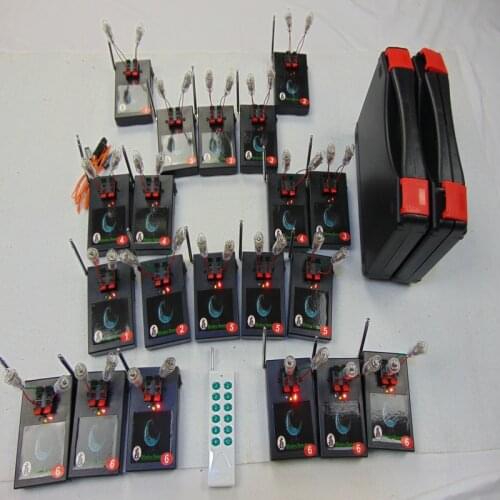 DMX 20 Cues Remote Radio Fire Electric Wire LED Special Effects 2022 433MHZ Display Fireworks Wedding Equipment-Wireless Switch