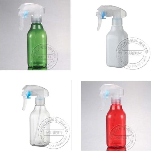Capacity 200ml 150pcs/lot factory wholesale high quality square necked gun plastic bottles