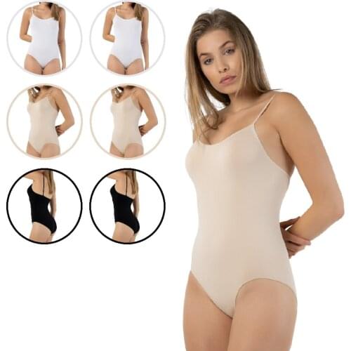 FORMeasy 6 Pack 2 White 2 Black 2 Beige Seamless Bodysuit