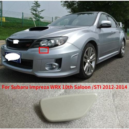 CAPQX For Subaru Impreza WRX 10th Saloon /STI 2012-2014 Front Bumper Headlight Washer Cover Headlamp Spray Nozzle Jet cap Lid