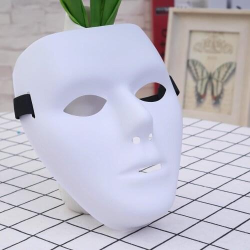 Halloween Cool Pvc Kamen Rider Ghost Dance Hip Hop Mask White Mask For Home Bar Nightclub Party Props Supplies