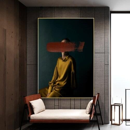 Graffiti Art Figure Painting Poster Canvas Wall Art Nordic Fashion Vintage Women Gilr Printings Picture Modern Home Decor Poster