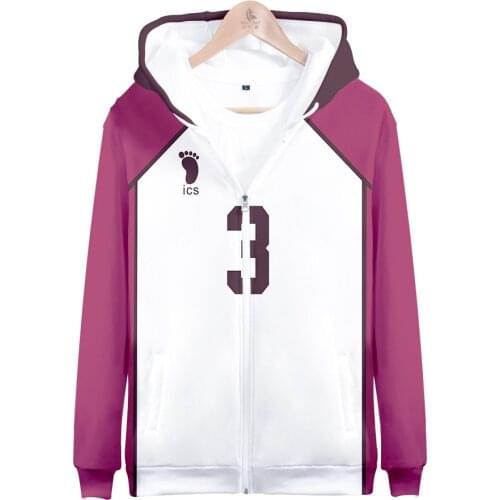 Janpa Anime Haikyuu Print Sweatshirt Women Men Pullover Sports Hoodie
