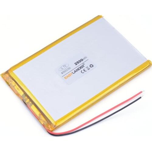 Taipower P75A large-screen high-capacity machine 4060100 3.7V 2500mA The tablet battery lithium polymer battery 0460100