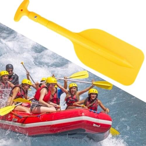 E56D Kayak Paddle Telescopic Paddle Plastic Boat Oar Portable Rafting Boat Floating Outdoor Kayak Water Sport Tool