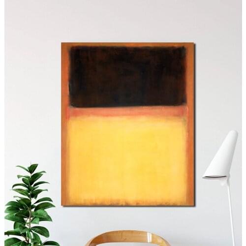 Marker Rothkoes Dark Over Light Earth Wall Art Canvas Posters Prints Painting Oil Wall Pictures Modern Living Room Home Decor HD