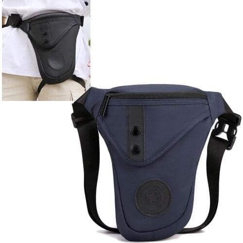 Men Nylon Drop Leg Fanny Bag Rider Motorcycle Military Cross body Messenger Bags Travel Waterproof Male Hip Bum Belt Waist Pack