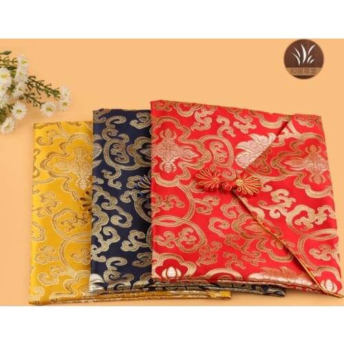 Wholesale 5PCS 17*23cm Chinese handmade silk&brocade jewelry-collected bag Buddhism Copy scriptures bags