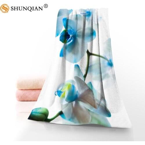 Customize All Flowers And Orchid 35x75cm Daily Exercise Fitness Fast Dry Face Microfiber Towel