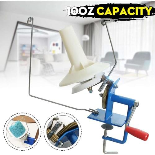 Adjustable Yarn Knitting Umbrella Skein Holder Hand Operated Cable Winder Machine Household DIY Sewing Tools
