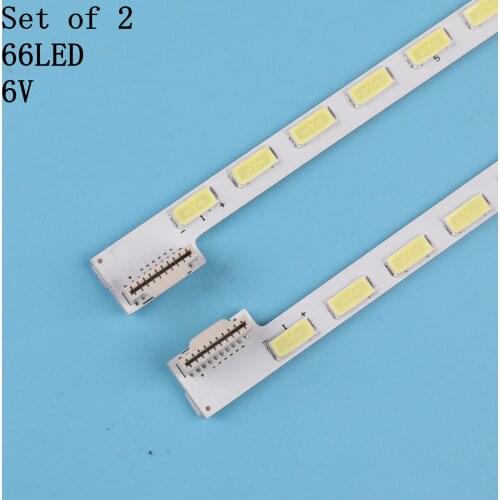 TV LED Array Bars for Panasonic TX-L55ET5B TX-L55ET50B TX-L55ET5E LED Backlight Strips Lamp Matrix Lens Band 55 "V12 Edge REV1.1