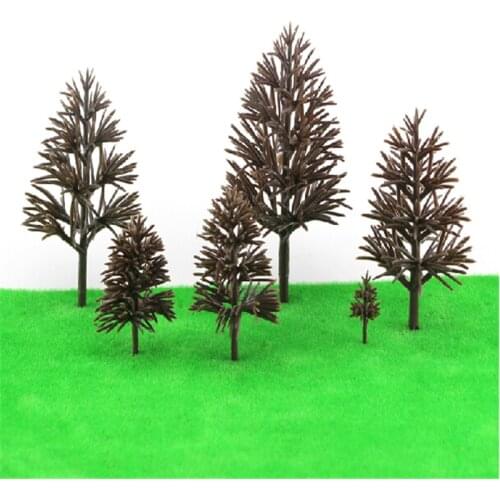 20PCS 10cm Ho Scale Plastic Miniature Model Trees Trunk For Building Trains Railroad Layout Scenery Landscape