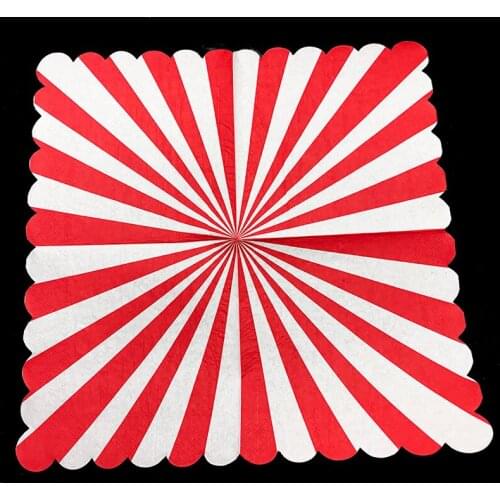 20pcs/pack red theme disposable napkins red stripes party decorations new stripes disposable tableware paper napkins