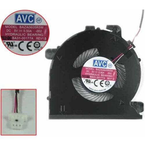 AVC BAZA0605R5M 002 DC 5V 0.50A 3-wire Server Cooling Fan